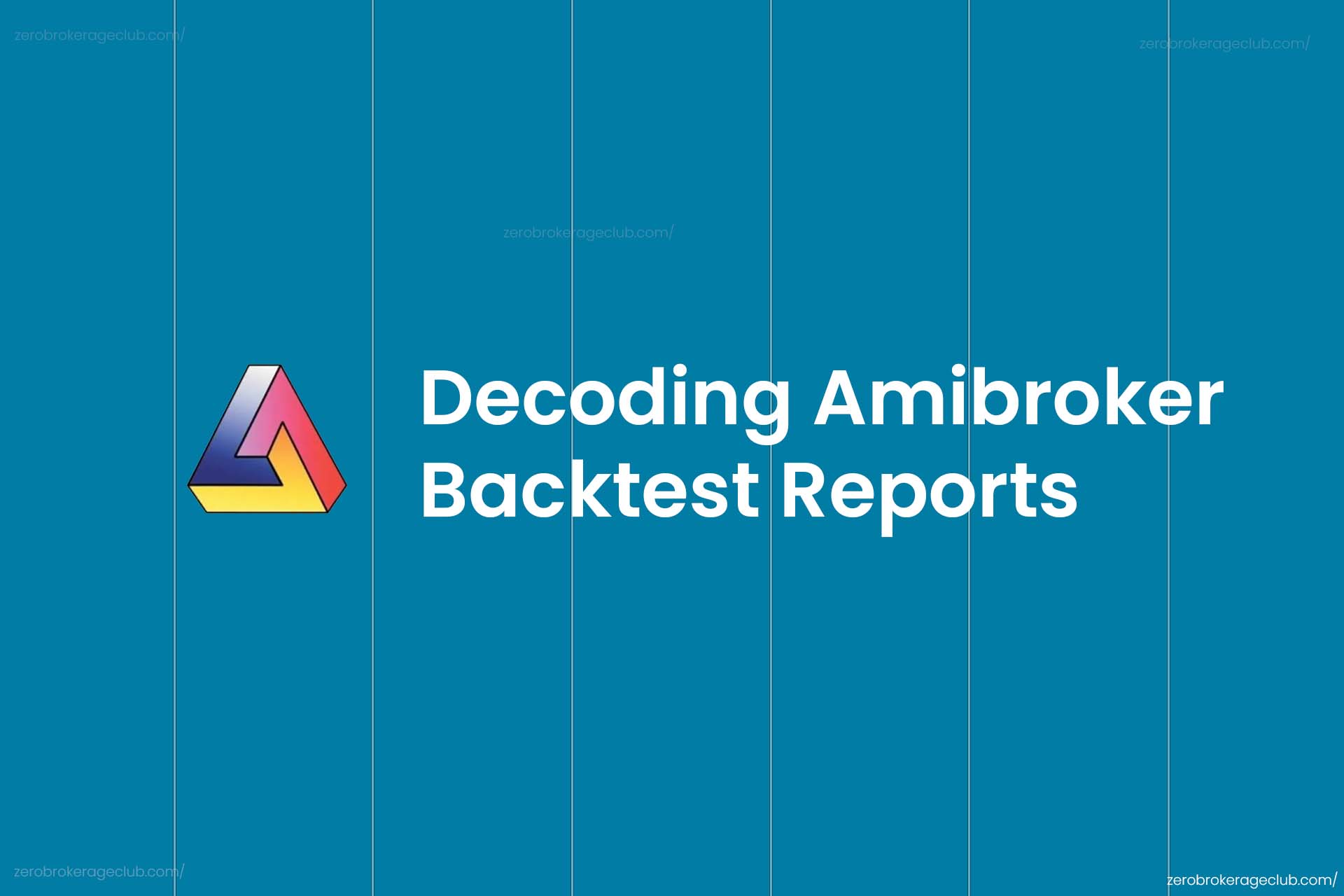 Decoding Amibroker Backtest Reports