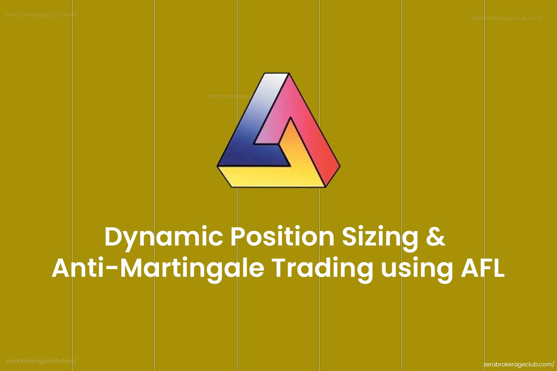 Dynamic Position Sizing & Anti-Martingale Trading using AFL