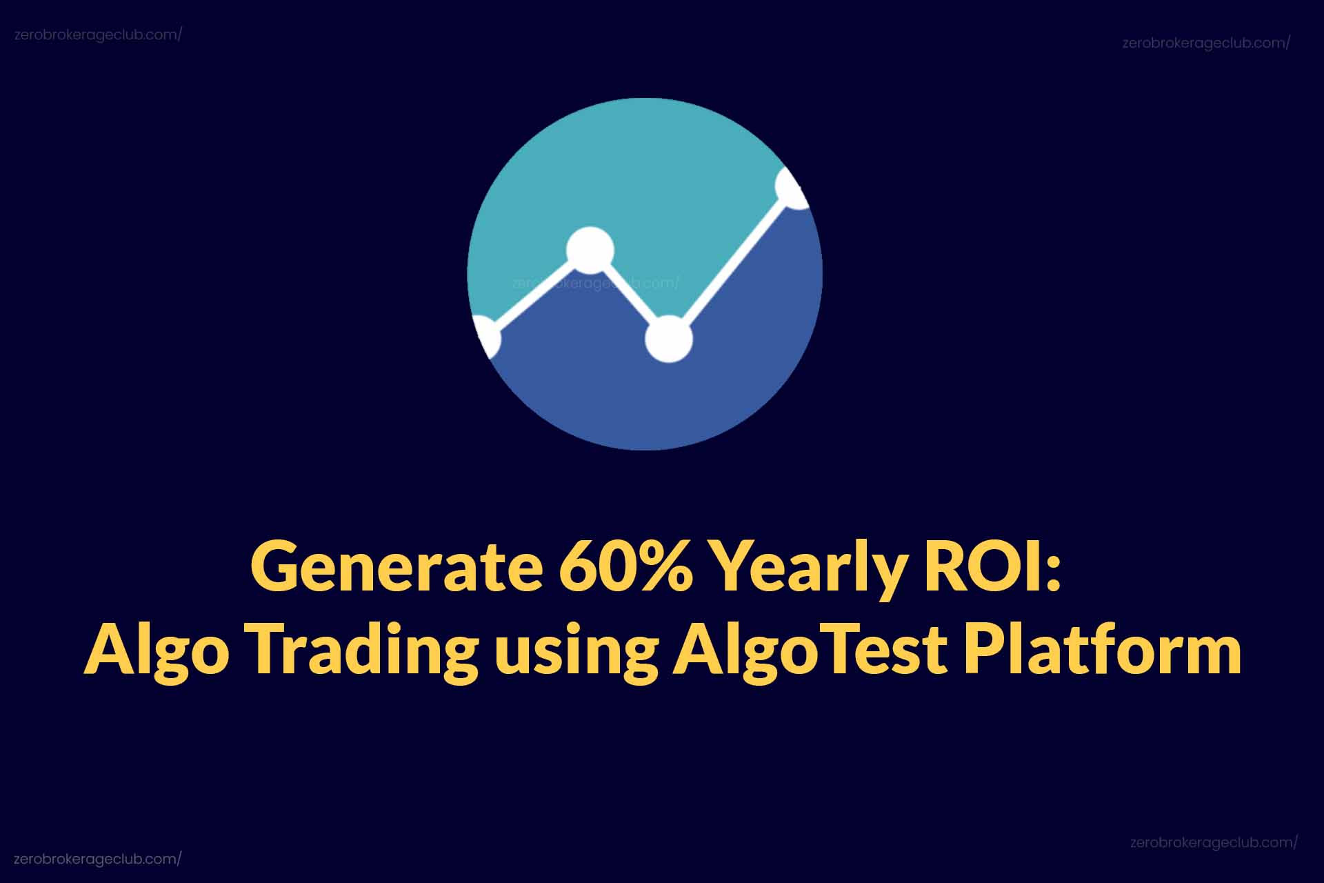 Generate 60% Yearly ROI: Algo Trading using AlgoTest Platform