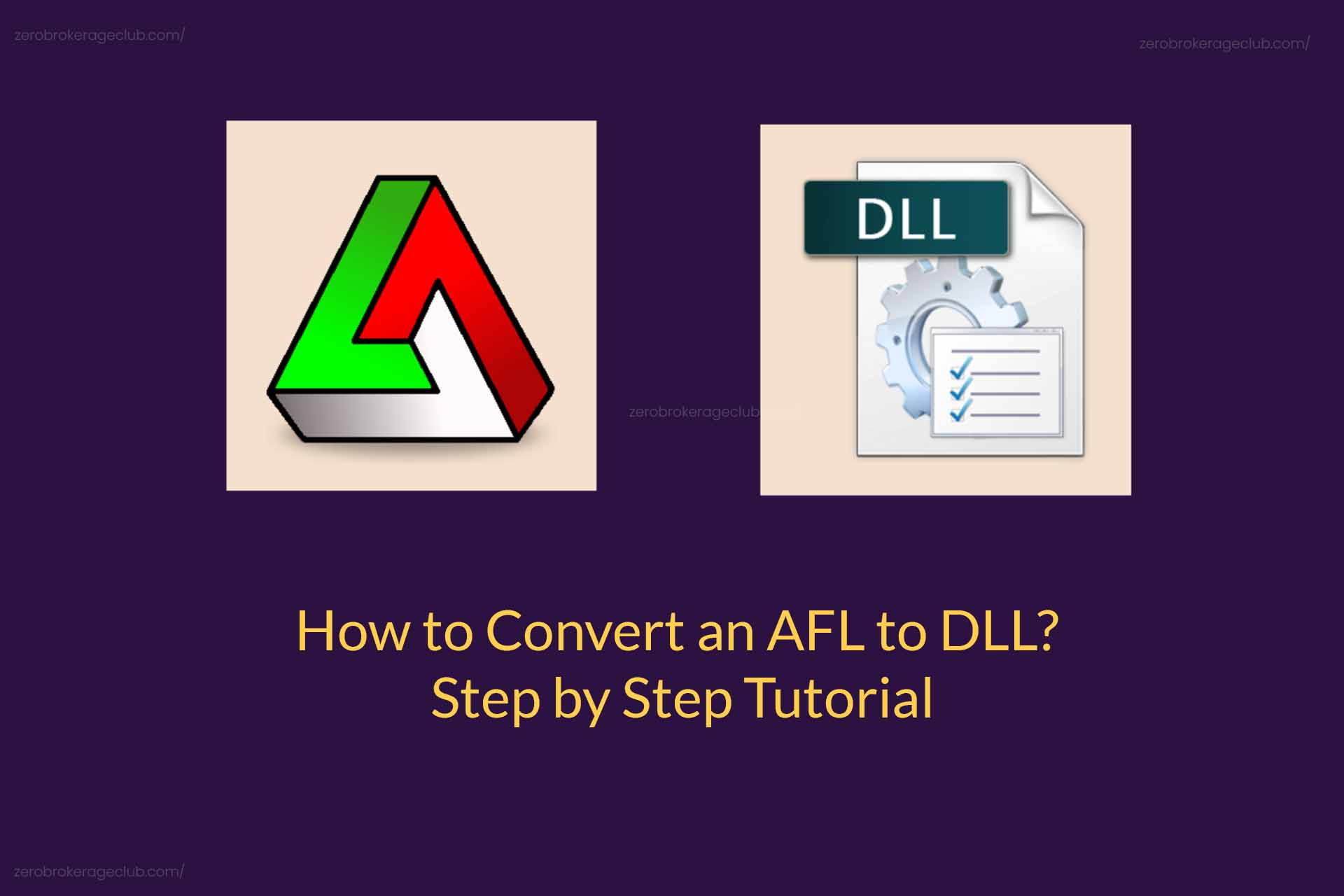 How to Convert an AFL to DLL? Step by Step Tutorial