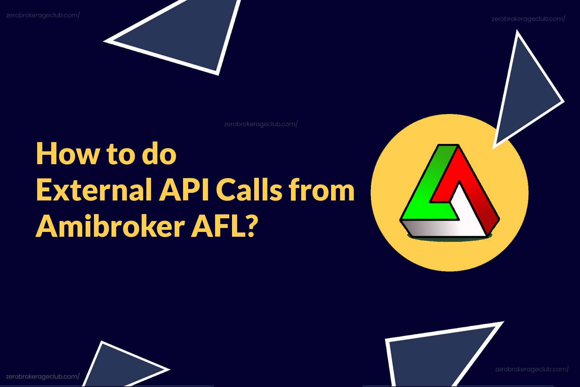 How to do External API Calls from Amibroker AFL?