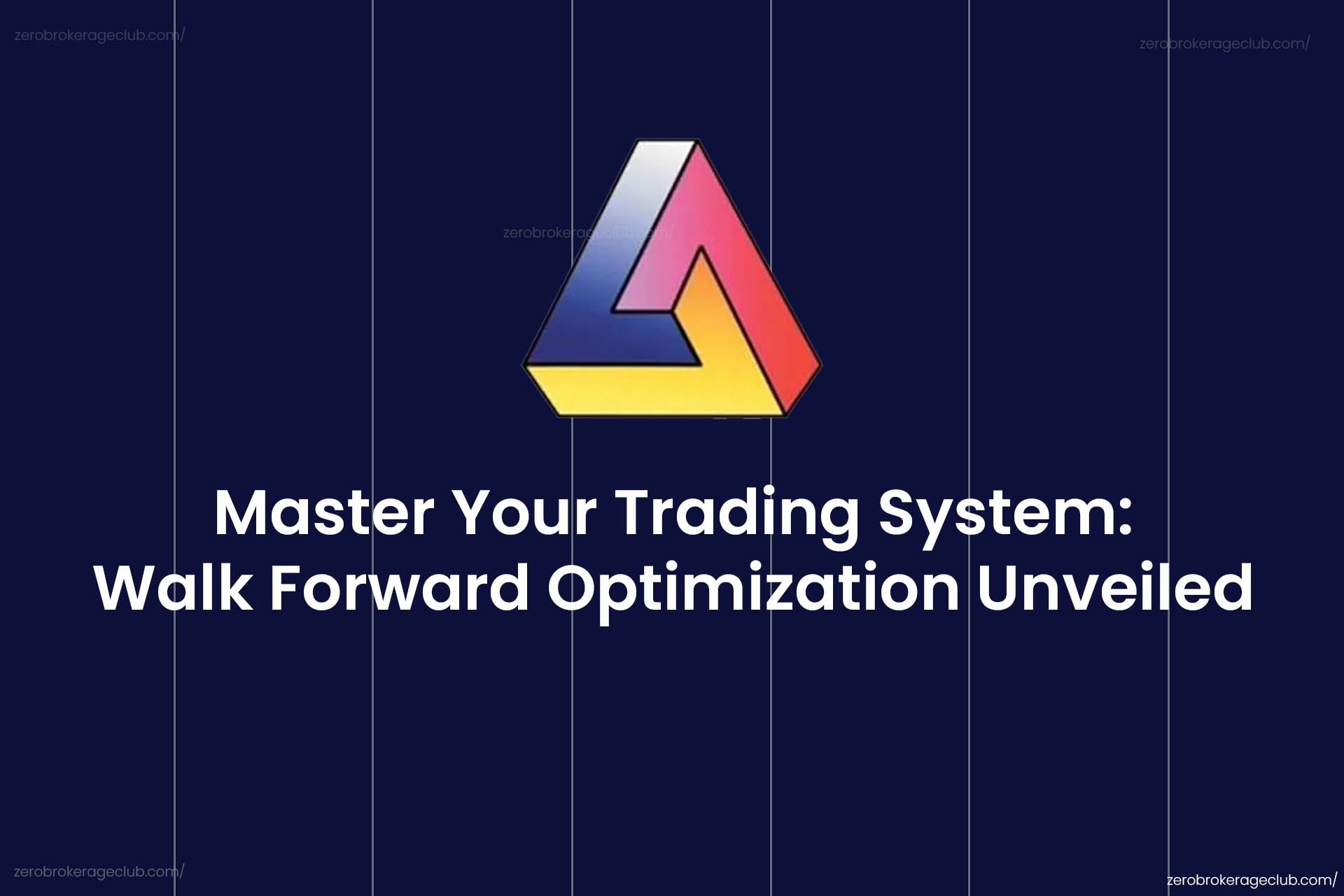 Master Your Trading System: Walk Forward Optimization Unveiled