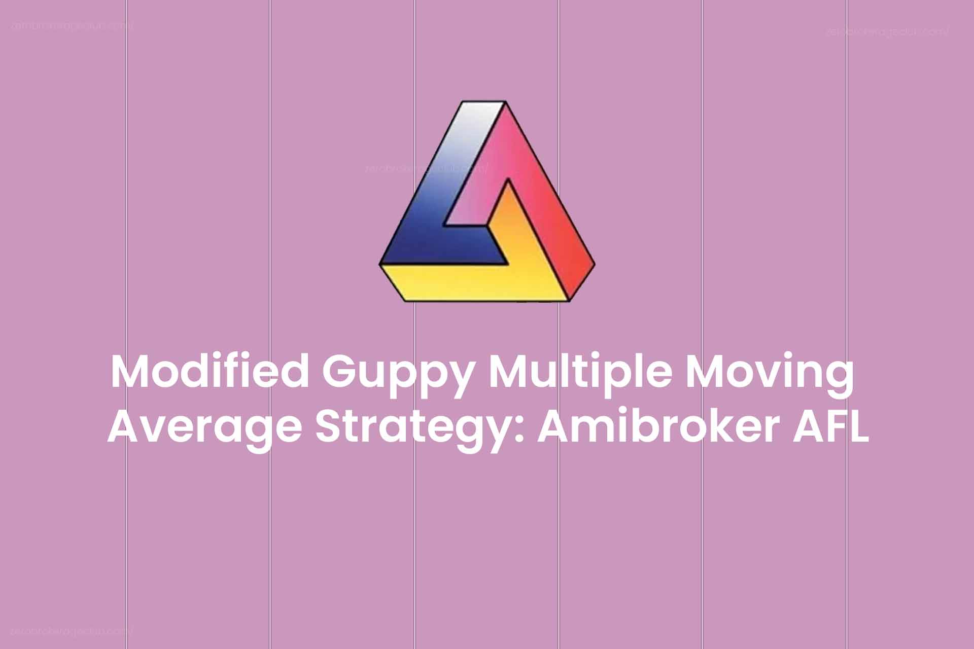 Modified Guppy Multiple Moving Average Strategy: Amibroker AFL