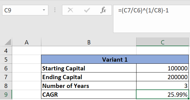 Calculate-CAGR-is-Excel-Sheet-1