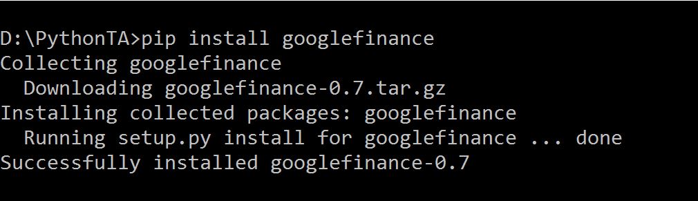 Google Finance API